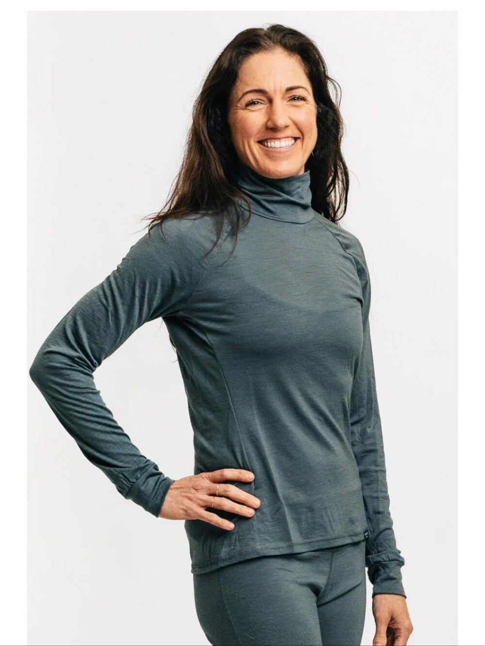 AlpineFit Merino Wool Isostatic T-Neck Top M NWT